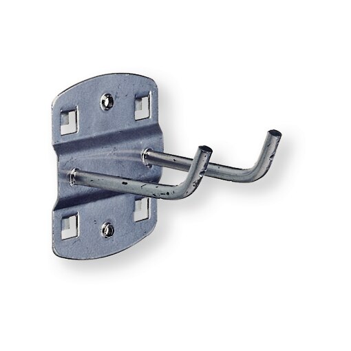 Lochplattenhalter mit Haken 2/50
